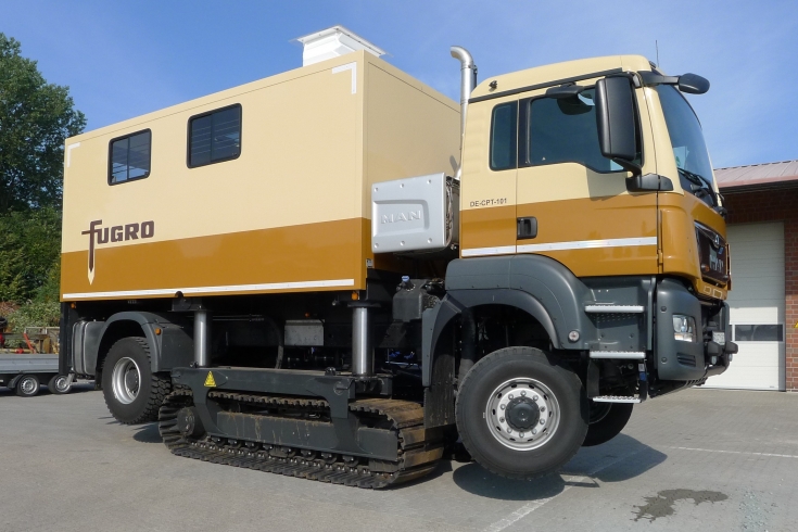 Crawler-Truck CPT Penetrometer Rig | Gouda Geo-Equipment